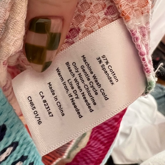 Talbots Retro Floral Stripe Sleeveless Dress, size 8 - Picture 3 of 7